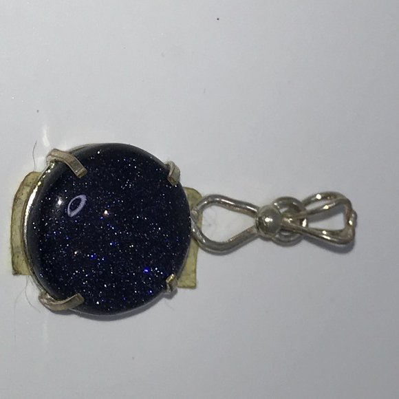 SLP Blue Goldstone Pendant - Picture 6 of 8